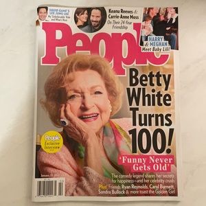 Betty White People Magazine COLLECTING GOLD